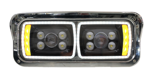 Kenworth W900 T800 T600 Đèn pha peterbilt 357 365 378 & 379 xe tải Led Đèn Pha Dot/SAE phê duyệt - Product Image 5