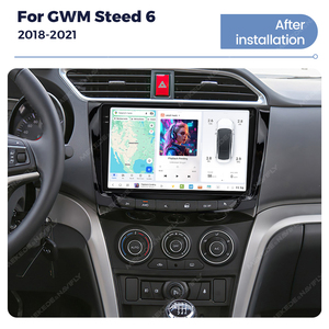 MEKEDE Pantalla Android Car Radio 360 Rolling Car Android Player Navegación para GWM Steed 6 2018-2021 - Product Image 5