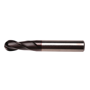 Fraise à queue sphérique en carbure standard Ttake Ta1413, revêtement Nano TiAln, hélice à 30 degrés, 2 dents - Product Image 2