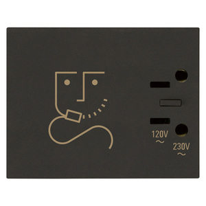 แท่นชาร์จเครื่องโกนหนวดไฟฟ้า 230V สีดำ - Product Image 1