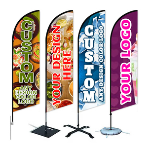 Diseño gratuito logotipo personalizado publicidad al aire libre evento vela Swooper bandera pluma <span class=keywords><strong>Banner</strong></span> Individual Doble banderas promocionales Banners - Product Image 4