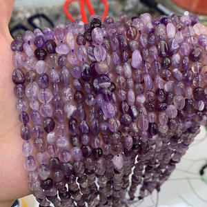 Collier et bracelet en perles de pierre <span class=keywords><strong>naturelle</strong></span>, pierres précieuses, perles irrégulières, pierres en vrac - Product Image 3