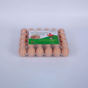High Quality Cheap Customized 30 Cells Box Storage Container Transparent PET <b>Plastic</b> Egg <b>Tray</b> Free Samples - Product Image 3