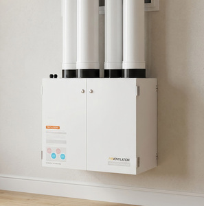 Système de <span class=keywords><strong>ventilation</strong></span> à récupération d'énergie HVAC, double flux croisés <span class=keywords><strong>VMC</strong></span>, récupérateurs de chaleur, <span class=keywords><strong>ventilation</strong></span> mécanique à récupération de chaleur 350m3/h pour villa - Product Image 1