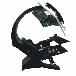 Iw320 Hot Bán không trọng lực ngả PC ghế với chức năng massage như altwork hỗ trợ tối đa 5 màn hình dễ dàng thoải mái buồng lái