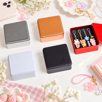 Boîte en étain personnalisée avec logo et insert en mousse pour épingles émaillées, badges animaux, coffrets cadeaux de collection, emballage marque privée