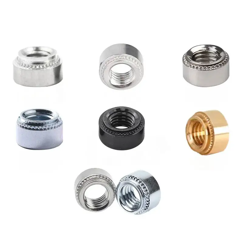 M3 M4 M5 M6 M8 S SS CLS CLSS SP Zinc Plated Carbon Steel Press Rivet Nut 304 Stainless Steel Self Clinching Nut For Sheet Metal