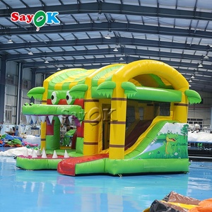 Bán buôn <span class=keywords><strong>Mini</strong></span> Inflatable bouncy nhà trẻ em Inflatable nhảy lâu đài bouncy với Slide - Product Image 4