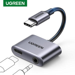 UGREEN-Chargeur casque USB C vers 3.5mm, câble <span class=keywords><strong>adaptateur</strong></span> de type C, convertisseur d'écouteurs AUX 3.5mm pour <span class=keywords><strong>Huawei</strong></span> Samsung - Product Image 1