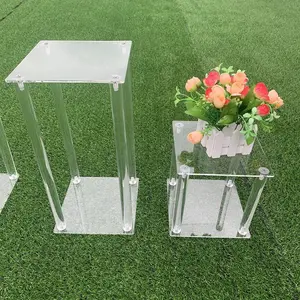 Clear Acrylic Flower Stand for Wedding Table Decorations Elegant Acrylic Table Centerpieces