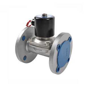 Solénoïde à gaz/eau en acier inoxydable de 6 pouces, 220 volts, à bride - Product Image 1