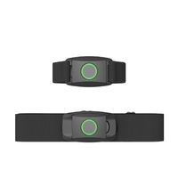 PPG&ECG Elektronik Olahraga Terlaris Pelacak Detak Jantung ANT+ Tali Dada Armband CL808 Dua Tali Daya Tahan Baterai 60 Jam