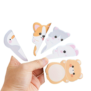 6PCS động vật dễ thương hình đặc biệt dính ghi chú từ Memo Pads cho văn phòng trường học vui vẻ phim hoạt hình trang trí Lưu ý đánh dấu món quà tuyệt vời - Product Image 1