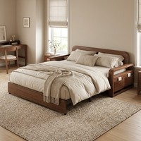 Canapé-lit pliable portable polyvalent et moderne avec structure en bois manufacturé, mousse à mémoire de forme écologique pour chambre d'amis, hôtel, salon