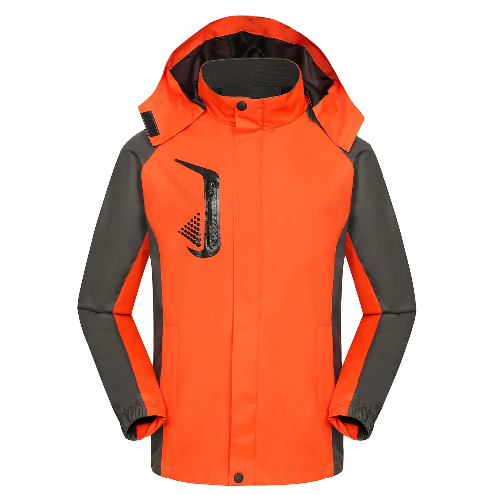 男性冬厚手ベルベット防風ダウンコート高品質男性防水ジャケット