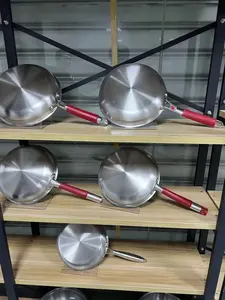 Hot người bán hexclad lai đồ nấu nướng Lớp phủ gốm nấu ăn chảo tổ ong không dính Frying Pan đa đặc điểm kỹ thuật lựa chọn
