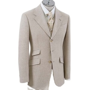 Costumes de style italien coupe ajustée pour hommes, <span class=keywords><strong>mesure</strong></span> sur <span class=keywords><strong>mesure</strong></span>, grande taille, respirant, demi-toile, braguette zippée en laine - Product Image 1