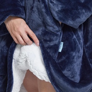 Super morbida e calda e confortevole Sherpa <span class=keywords><strong>felpa</strong></span> oversize <span class=keywords><strong>felpa</strong></span> in <span class=keywords><strong>pile</strong></span> <span class=keywords><strong>coperta</strong></span> con cappuccio all'ingrosso - Product Image 6