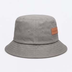 Chapeau Boonie Ajustable Marque T&L en Sergé de Coton avec Patch en Similicuir pour Fournisseurs de Cafés – Programmes d'Approvisionnement en Gros - Product Image 4