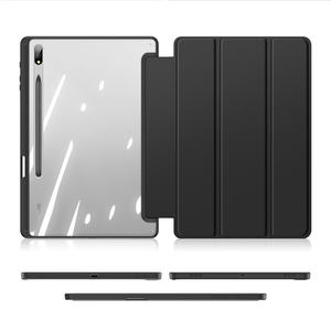 DUX DUCIS TOBY funda trasera de PC transparente de cuero PU de alta calidad para Samsung iPad Tab S8 Ultra Tab <span class=keywords><strong>A7Lite</strong></span> 8,7 Tab A8 2024 - Product Image 4