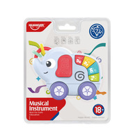 New Electric Baby Musical Instruments Piano Elephant Toys Musical Baby Piano Toy 2023