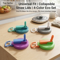 Couvercles de paille de canette de soda réutilisables Couvercle de canette de boisson en silicone Couvre-gobelets sans Bpa pour boissons en conserve standard Jus de bière