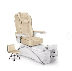 เก้าอี้นวดทำเล็บมือเล็บเท้าสปาหรูหราสไตล์ยุโรปสมัยใหม่ พร้อมปั๊มระบายน้ำ สำหรับร้านทำเล็บ - Product Image 3