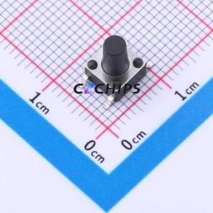 TD-1101SR-9.0H-250 Tactile <b>Switch</b> SMD-4P,6x6mm <b>Switch</b> Single Pole Single Throw Round Button 2.5N Vertical Mount - Product Image 1
