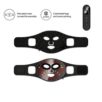 Masque facial en silicone ergonomique, confortable, hydratant, premium, à la mode, avec 7 couleurs, thérapie par lumière LED multi-zones, photothérapie