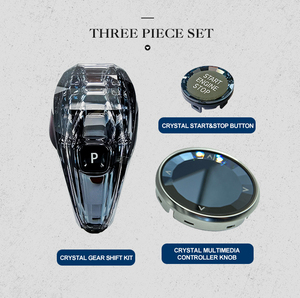 Accessoires d'intérieur <span class=keywords><strong>de</strong></span> voiture Vstar <span class=keywords><strong>pommeau</strong></span> <span class=keywords><strong>de</strong></span> levier <span class=keywords><strong>de</strong></span> <span class=keywords><strong>vitesse</strong></span> en cristal pour BMW série 7 F01 F02 F04 3 pièces en 1 ensemble - Product Image 2