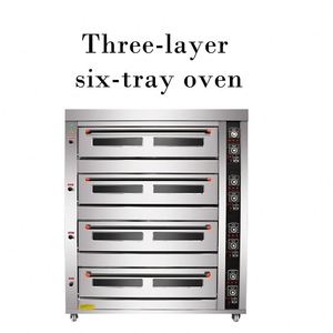 Horno Industrial a Gas para Pizzería y Panadería, de Acero Inoxidable Resistente, Nuevo, con Termostato Automático Ajustable - Product Image 1