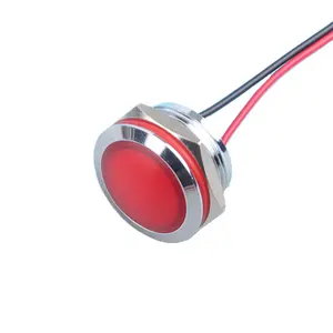 19 mm metalllampe indikator doppelte farbe einfarbig ausrüstung indikator lichter fernbedienung
