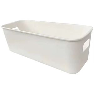 Long Strip Rectangular Multifunctional <b>Storage</b> Box Plastic Artifact Cabinet Clearance Uncovered Desktop Snack Phone Case - Product Image 5