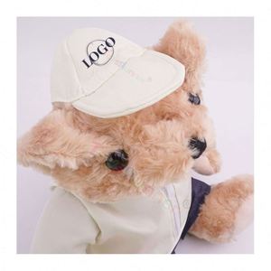 Oso de Peluche Personalizado de Alta Calidad con Marca de Flota, Relleno de Algodón PP, Bajo MOQ, Regalo de Cumpleaños para Motociclistas - Product Image 4