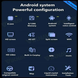 Radio para Auto Android con Pantalla Táctil de 10.25 Pulgadas para Mercedes Benz Clase C W204 2011-2013, DSP Integrado, CarPlay Inalámbrico, Navegación GPS - Product Image 6