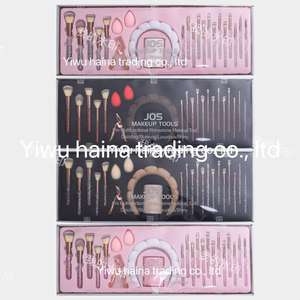 <span class=keywords><strong>JOS</strong></span> Nuevo Set de Regalo de 23 Brochas de Maquillaje de Pelo Sintético con Lazo para el Pelo de Diamantes y Rizador de Pestañas Adecuado para Rostro y Labios - Product Image 6