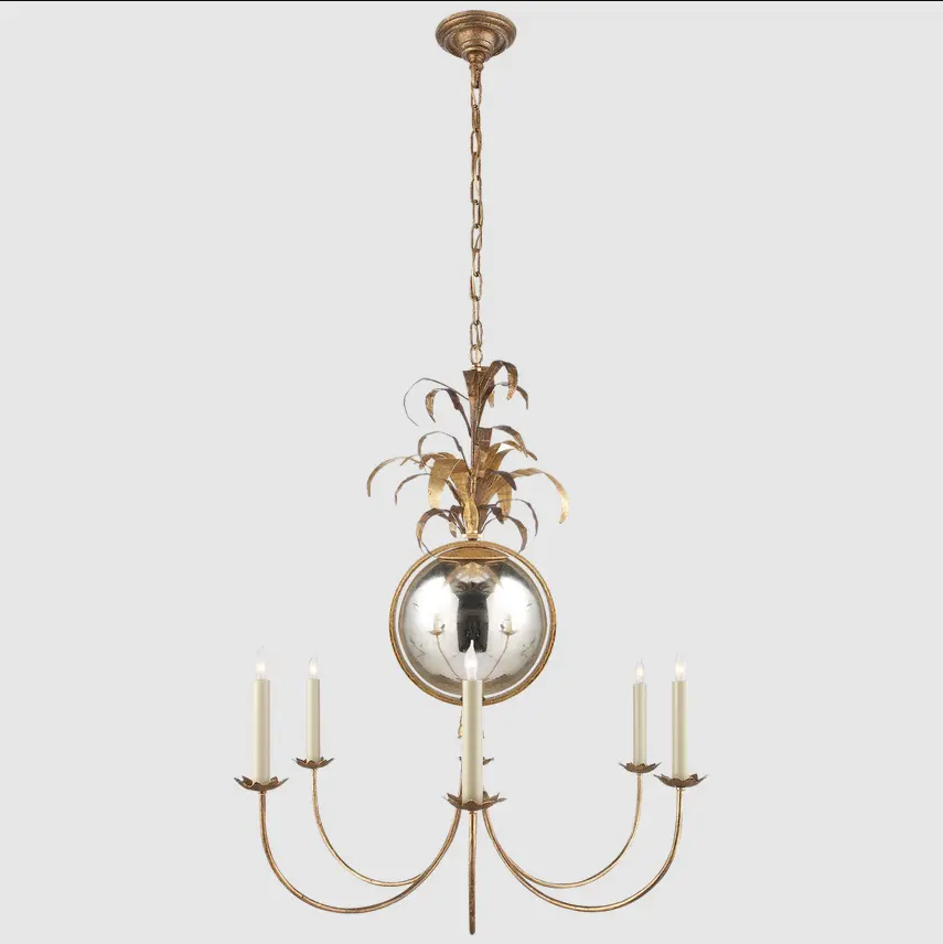Luminária de bronze para quarto e escada, luminária de luxo americana personalizada com pingente de ferro simples e luxuosa, lâmpada de luxo para ambientes