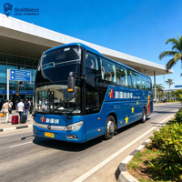 Bus Yutong 6118 d'occasion 2016 Euro 4 Diesel 55 places avec cabine conducteur pour le transport de passagers touristiques et les voyages interurbains