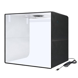 Boîte de Prise de Vue de Studio d'Éclairage en PVC de 60cm Mini Studio Photo Boîte de Photographie de Produits Vidéo et Scanning <span class=keywords><strong>3D</strong></span> - Product Image 2