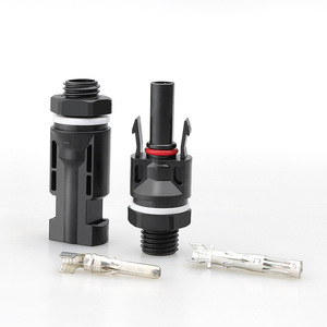 MC4 Solar Connector Male And Female For Solar Panels Photovoltaic Modules Crimping Interface DC Output 1.2mm Wire Diameter - Product Image 1