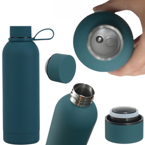 Borraccia Termica in Acciaio Inox con Logo Personalizzato Bottiglia Sportiva a Doppia Parete Isolata per Bevande Calde e Fredde con Apertura Stretta - Product Image 4