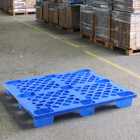 Palettes en plastique PE recyclé, double face, 4 directions, robustes, taille Euro, empilables, pour la logistique industrielle et l'entreposage