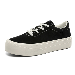 2025 personnalisé toutes les saisons nouvelles chaussures <span class=keywords><strong>de</strong></span> planche à roulettes polyvalentes à la mode noir Camel hommes décontracté marche mode chaussures à semelle épaisse - Product Image 2