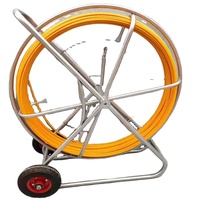 Guide-câble en fibre de verre de 300 m, rouleau de 14 mm, ruban de guidage en FRP / serpents de guidage en fibre de verre, tige de guidage pour conduits