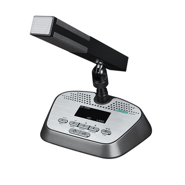 5G Wifi Wireless Table Voting Microphone Wire Dante Conference Delegate Unit and Chairman Unit Microphone