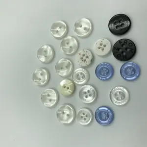 Rotonda a forma di bottone della camicia pulsante bianco perla per gli accessori dell'indumento