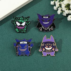 Pins de Esmalte de Anime Pokémon para Mochilas, Lindos Broches de Pikachu, <span class=keywords><strong>Gengar</strong></span> y Charmander, Insignias de Metal Esmaltado, Pins de Colección Pokémon, Regalo - Product Image 5