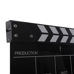 WF AA401 9.3"*11" Clapboard de cinéma Hollywood en bois avec bâtons noirs et blancs - Product Image 4