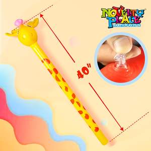 Ensemble de têtes d'animaux gonflables en PVC pour enfants, thème jungle et ferme, cadeaux de fête légers - Product Image 3