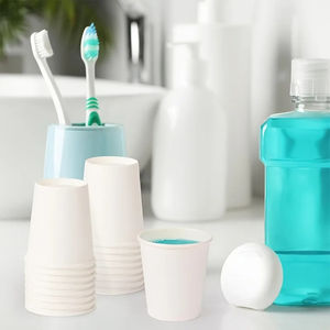 Vasos de Papel Desechables Pequeños para Supermercado, Degustaciones, Fiestas, Snacks, Café, Dulces, Viajes, Hotel, Mini Vasos para Enjuague Bucal - Product Image 6